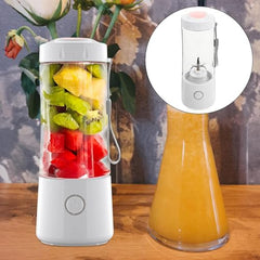 Juicer for Home ^ Lacossi Juicer Mixer Grinder with 1500mAh Battery, 6 Blades 3Gears Fast Blending, 2-Jar Capacity (400ml*2) | 40 Watts Bullet Rechargeable Portable Personal Juicer