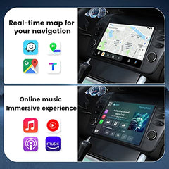 CarlinKit 5.0 Wireless CarPlay Adapter,Wireless Android Auto Adapter for OEM Wired CarPlay/Wired Android Auto Car 2023 Upgrade Version CPC200-2air Realize Wired to Wireless,5G WiFi,OTA Upgrade