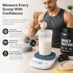 HomeBasic Digital Kitchen Weighing Scale 5kg | Food Weighing Machine, Weight Scale for Food, ±1g Accuracy, Multi-Units (g/oz/lb/ml), Tare Function, Waterproof Platform for Cooking, Baking & Diet