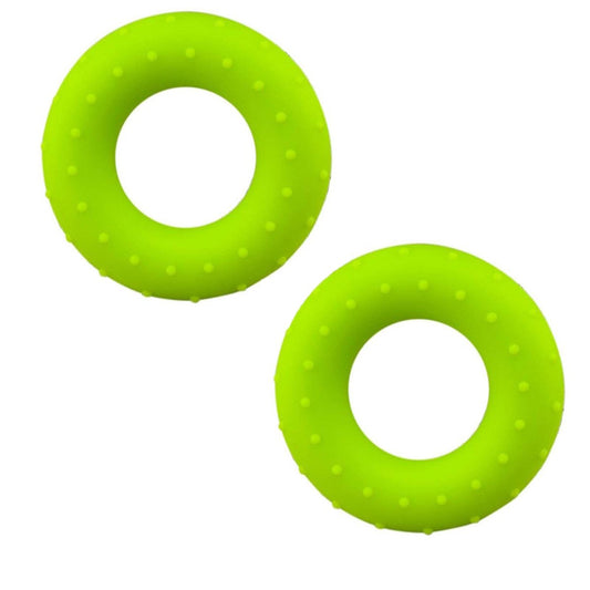 SYGA Set of 2 Silicone Finger Hand Grip Ring Exerciser Strength Finger Hands Grip Strengthener Exercise Ring