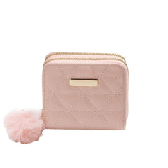 SYGA Women's Wallet – Stylish Diamond Embellished Horizontal Square with Zipper Closure