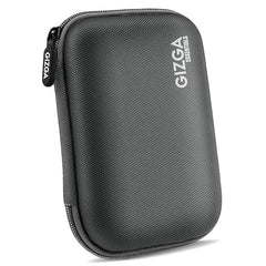 Gizga Essentials External Hard Drive Case for 2.5-Inch Hard Drive - Double Padded (Gray)