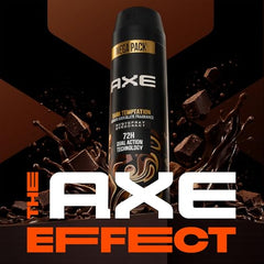 Axe Dark Temptation Long Lasting Deodorant Bodyspray for Men 215 ml