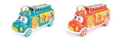 SYGA Kids Beautiful Music Maker Bus with Xylophone (Color & Illustration or Graphics of Bus May Vary)