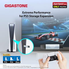 Gigastone Duo Go USB-A+C 2TB (4-Pack) Dual External Portable SSD 1,050MB/s Glossy Surface, Supports Apple 4K 60fps ProRes HDR Video Recording USB3.2 Gen 2 for iPhone 16 PS5 Mac iPad Laptop Android
