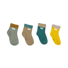MOMISY 5 Pairs Baby Kids Girl Boys Tube Socks Toddlers Comfortable Ankel Length gifts (Mesh Number, 6 to 12 Months)