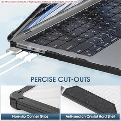 HASTHIP Laptop Cover for MacBook Air 13.6 Inch M4 A3240 M3 A3113 M2 A2681