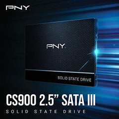 PNY CS900 500GB 2.5” SATA III Internal Solid State Drive (SSD) - (SSD7CS900-500-RB)
