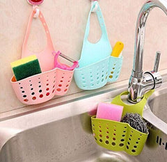 SYGA 1 Piece Kitchen Bathroom Sponge Soap Water Draining Hanging Holder,Random Color