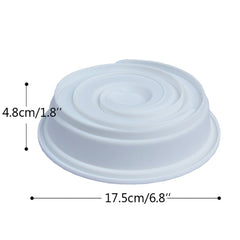 SYGA Silicon Swirl Round Shape Mousse Cake Mold French Dessert Baking Cake Mould White