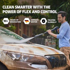 KÄRCHER K5 Power Control High Pressure Washer, 2100W, 145 Bar, 500 L/h Flow Rate, 10m Hose Pipe, Portable, Black