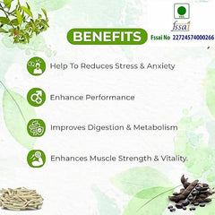 Organic Safed Musli Root Powder – 100g | Ayurvedic Supplement for Strength, Stamina, Vitality & Performance