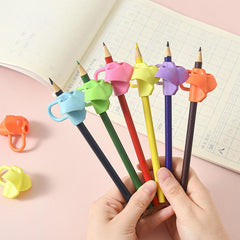 Syga 3 Pcs Pencil Grips For Kids Handwriting, Children Pencil Holder Pen Writing Aid Grip Posture Correction Tool, Multi-coloured, Multi