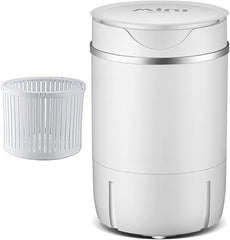 HOMEAPPY Latest Mini Washing Machine || Single Tub Portable Washing Machine with Anti Bacterial Function of Blue UV Light Rotary Controller for Compact Laundry || Washing Underwear Baby Clothes