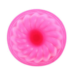 SYGA Set of 9 Spiral Shape Silicone Muffin Cups Handmade Soap Molds Biscuit Chocolate Ice Mould(Random Color)