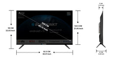 Blaupunkt 101 cm (40 inches) Cyber Sound G2 Series Full HD LED Google TV 40CSG7112 (Black)