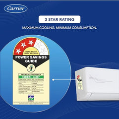Carrier 1 Ton 3 Star AI Flexicool Inverter Split AC (Copper, Convertible 6-in-1 Cooling,Dual Filtration with HD & PM 2.5 Filter, Auto Cleanser, ESTER NEO+ Exi, CAI12ER3R34F0,White)