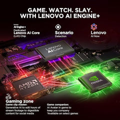 Lenovo LOQ AMD Ryzen 7 250 | NVIDIA RTX 5060 8GB (16GB RAM/512GB SSD/FHD IPS/144Hz Refresh Rate/572 AI TOPS/15.6" (39.6cm)/Windows 11/Office 2024/Grey/2.4Kg), 83JG00H1IN Gaming Laptop