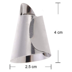 SYGA Pack of 3 Cut Protector, Adjustable Hand Finger Guard Protectors Stainless Steel Slice Cutter Peelers for Kitchen Gadgets Tools