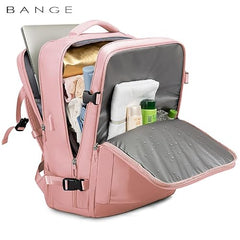 Red Lemon Bange Urban Pack Laptop Backpack for men and women | Multi-Compartment Water Resistant Business Travel Laptop Backpack upto 17" (Black N)