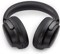 Bose New Quietcomfort Ultra Wireless Noise Cancelling in Ear Headphones with Spatial Audio, Over Ear Headphones with Mic, Up to 24 Hours of Battery Life, Black