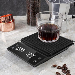 Evolt Digital Coffee Scale with Timer, 0.1 g to 3 kg Precision, for Coffee Brewing and Baking