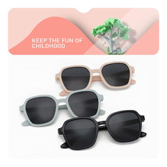 SYGA Childrens Sunglasses Summer Sun Shade And Sun Protection Sunglasses for Kids - 4 to15 years old (Pink)
