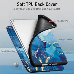 Robustrion Cover for iPad 10.2" 9th 8th 7th Gen Generation Case, OceanBlack
