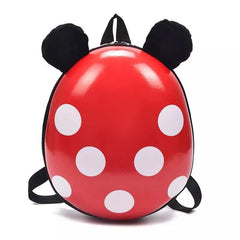 SYGA Children's School Bag PVC Backpack Kids Cartoon Animal Multi-Purpose Bag for 2-4 Years Kids Preschool Backpacks (Mickey Red)