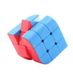 SYGA 3x3 Plastic Magic Trihedron Cube Puzzles Kids Intelligence Educational Toy