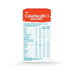 Dr. Reddy's CeleHealth Kidz Immuno Plus Multivitamin Gummies with Wellmune, Vitamin C & Zinc for Kids (4 - 12 Years) | Supports Immunity and Digestion | Pulpy Mango Flavour | 30 Gummies - Pack of 1 | 100% Vegetarian