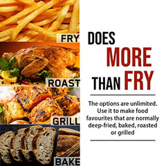 INALSA Air Fryer 4.2 ltr|1400 W with Air Crisp Technology|Temperature & Timer Control|8 Preset Menu & Digital Display|Air fry, Bake,Roast,Reheat,Dehydrate|Airfryer Recipe book(Tasty Fry Digital)