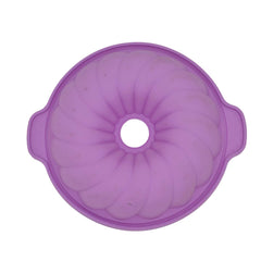 SYGA Spiral Cake Pans, Mold Non-Stick Cake Tin Spiral Cake Pan, Mold Ring Cake Tin, Spiral Baking Tray, Silicone Cake Pan Swirl Cake Mould Food Grade DIY Half Cake Cup