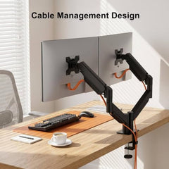 ERGOMAKER Gas Spring Single Monitor Arm for Screen up 13" to 32"