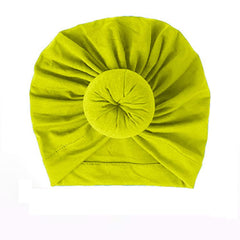 SYGA Unisex Cotton Turban Hat (Pack Of 1) (TurbonHeadWrap_Black_Black_S)