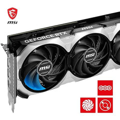 MSI GeForce RTX 4060 Ventus 2X Black 8G OC 8GB GDDR6 128-bit Gaming Graphic Card