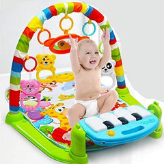 SYGA Baby Boy's and Baby Girl's Lights and Music Activity Play Gym Kick and Piano Mat Toy-Multicolor; 0-18 Month