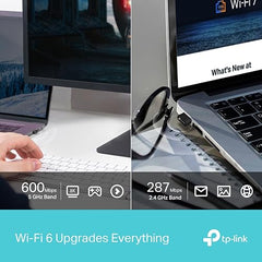 TP-Link Archer TX10UB Nano AX900 Wi-Fi 6 Bluetooth 5.3 USB Adapter, 900 Mbps Dual Band USB 2.0, Omni Directional Antenna, Supports Windows 11/10