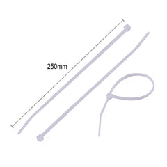 SYGA Nylon Cable Tie Self Locking Zip Ties Strong Cable Tie-Wrap, 150mm Wire Ties, Pack of 1000pcs(White)