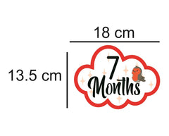 SYGA Babys First Year Growth Blanket Month Milestone Cards Game, Cotton, one Size_Pink