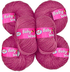 M.G ENTERPRISE MG Baby MelonKnitting Wool 200 Wool Thread for Crochet & DIY Craft Projects