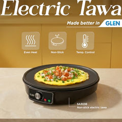 Glen Electric Kettle with Steamer 1.5L, 600W | Multipurpose Kettle for Tea, Coffee, Milk, Eggs, Soup & Noodles | Egg Boiler, Food Steamer, Dual Heat Settings, Auto Shut-Off SA9016 MCK