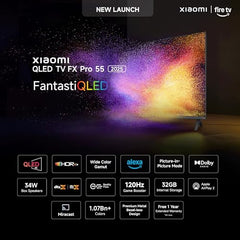 Xiaomi 138 cm (55 inch) FX Pro QLED Ultra HD 4K Smart Fire TV L55MB-FPIN