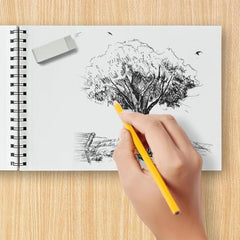 Anupam SketchO Sketch Book A4 Top Wiro Bound Drawing Book Acid Free Paper 140 GSM Professional-Grade Sheets or Artists, Professional (60 Sheets, 120 Pages)