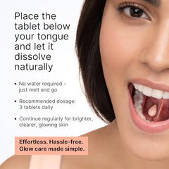 Glutone MD – Glutathione Mouth-Dissolving Tablets| Made with Setria L-Glutathione (Japan) 100mg| Radiant Glow & Even Skin Tone| Pack of 30 Tablets (Orange)