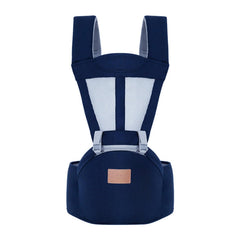 MOMISY 6 In 1 Multipurpose Baby Carrier for New Born Kid | Sling Kangaroo Bag with 6 Carry Positions & Cushioned Seat | Adjustable Carrier with Hip Seat | Carry Bags for 0 to 2 years Boys Girls (Blue)