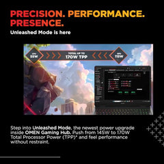 HP Omen Smartchoice, Intel Core Ultra 7 255H, 8GB RTX 5060, 24GB DDR5(Upgradeable) 1TB SSD, 2K, 165Hz, 3ms, IPS, 16''/40.6cm, Win11, M365*Office24, Shadow Black, 2.43kg, am0238tx, RGB Gaming Laptop