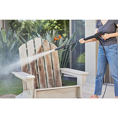 BLACK+DECKER BEPW1600 1300W 1600 PSI 110 Bar Pressure Washer for Car, Bike, Home & Garden Cleaning Use with Multiple Accessories Included, 1 Year Warranty, Orange & Black
