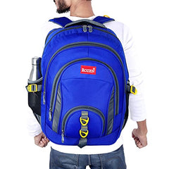 ROZEN 46 cms School Bag Class 5-12 Large 4 partition Laptop Collage Office Travel Backpack Unisex (GREY)