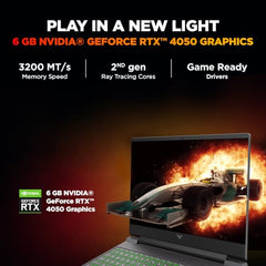 HP Smartchoice Victus, 13th Gen i7-13620H, 6GB RTX 4050, 16GB DDR4(Upgradeable) 512GB SSD, 144Hz, 300nits, 15.6''/39.6cm, Win11, Office24, Mica Silver, 2.3kg, fa2100tx, Xbox Gamepass* Gaming Laptop